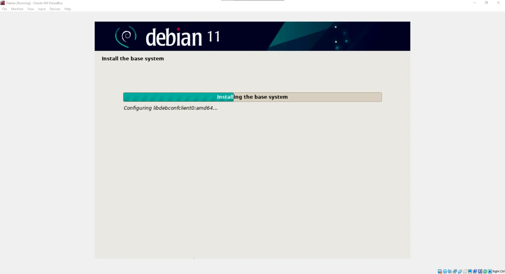 Debian Linux CLI booting process in virtual console