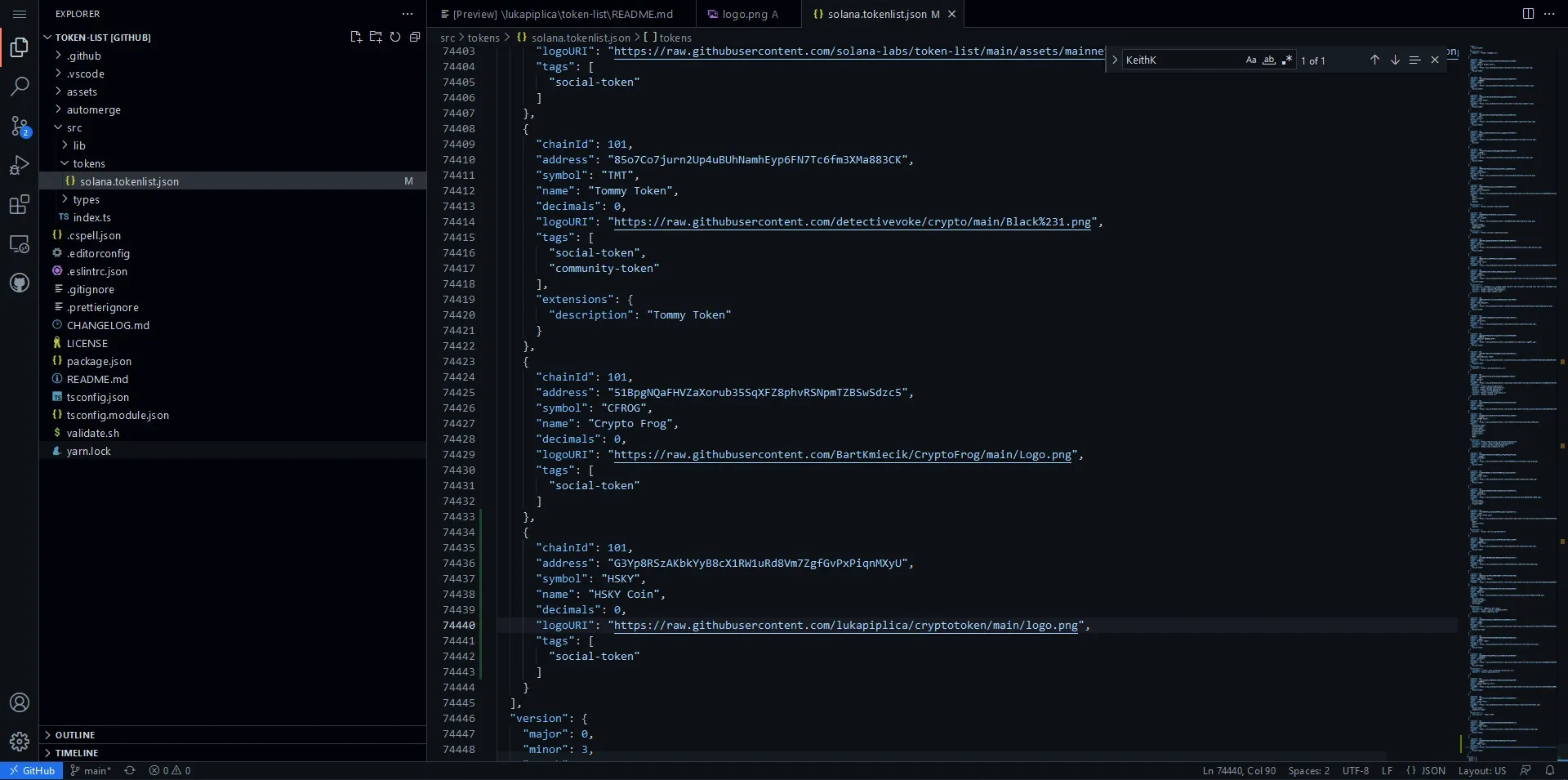 Accessing the web-based VS Code environment on GitHub