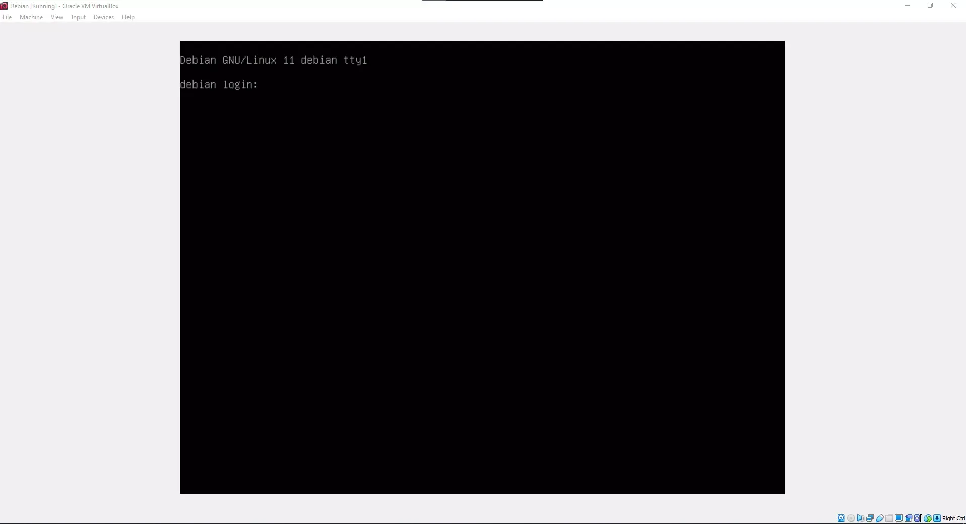 Active Debian CLI terminal shell session ready for dependencies